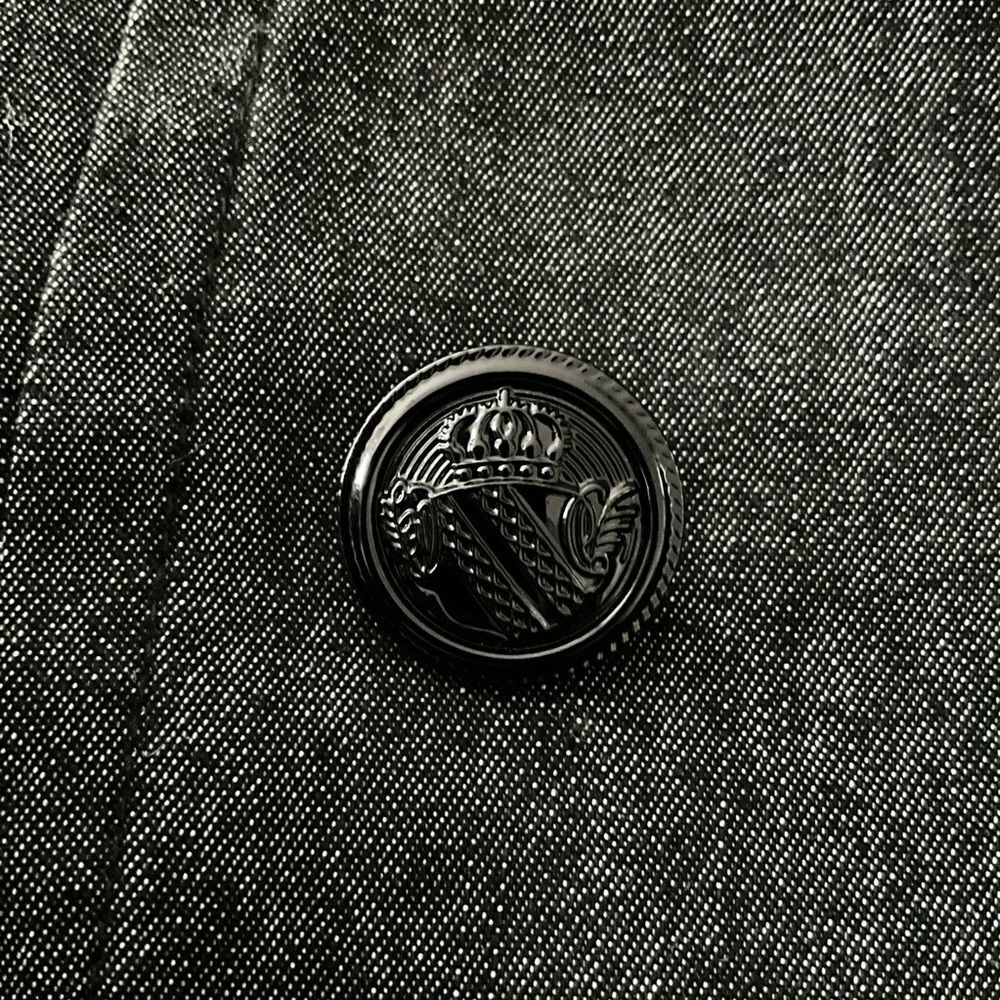 Sandro Sportswear Peplum Double Breasted Jacket Black M - Picture 9 of 11